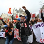 Mercredi 9 mars 2016, manifestation contre le projet de loi El'Khomri de réforme du code du travail